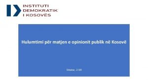 Matjet e opinioni publik