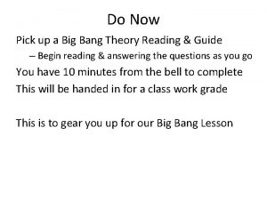 Big bang balloon lab answers