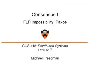 Flp distributed systems