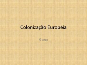 A partilha da áfrica suscitou