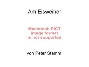 Am eisweiher peter stamm interpretation