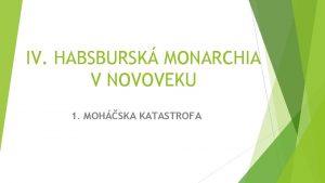 Moháčska katastrofa