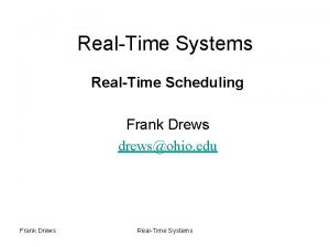 Dr. frank drews