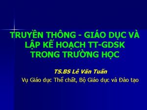 TRUYN THNG GIO DC V LP K HOCH