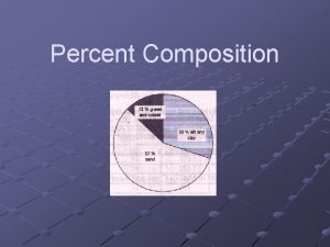 Find the percentage composition hg