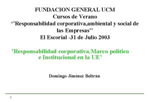 Fundacion general ucm