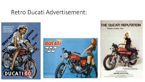 Ducati advertisement