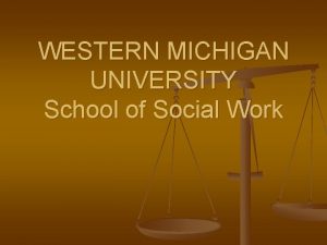 Western michigan university social work