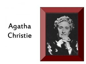 Agatha Christie Born in Torquay Devon England on