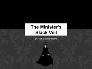The minister's black veil symbolism