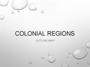 13 colonies outline map