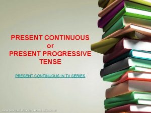 Present progressive tense spanish
