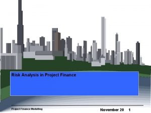 Project finance risks and mitigants