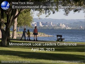 New York State Environmental Facilities Corporation Minnowbrook Local