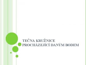 TENA KRUNICE PROCHZEJC DANM BODEM Kruh krunice Autor