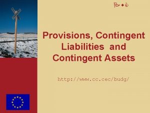 Contingent assets