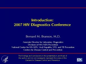 Hiv diagnostics conference