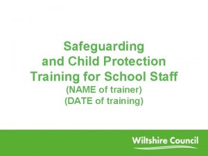 Safeguarding and Child Protection Training for School Staff
