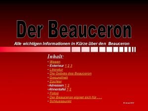 Beauceron welpen österreich