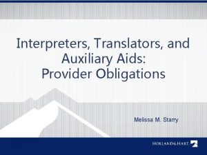 Auxillary aid