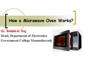 How microwave oven works
