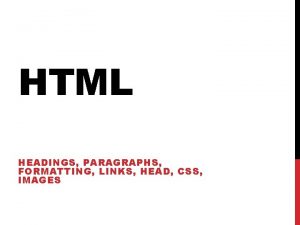 Css in html