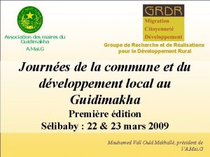 Association des maires du Guidimakha A Mai G