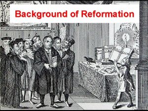 Magisterial reformation