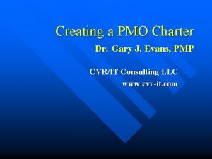 Pmo charter