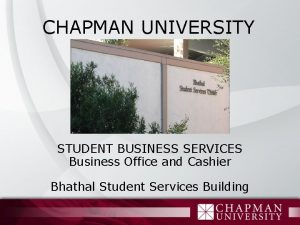 Chapman id card