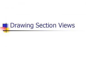 Engineering drawing section view