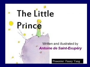 Exposition of the little prince