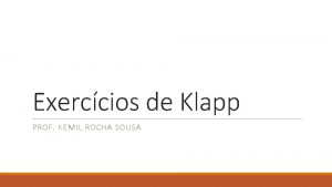 Exerccios de Klapp PROF KEMIL ROCHA SOUSA Escoliose