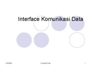 Data interface