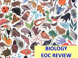 BIOLOGY EOC REVIEW CELLS SB 1 Obtain evaluate