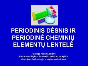 Periodinis desnis