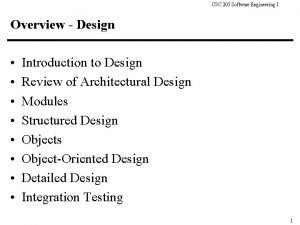 Modular decomposition in software engineering Modular decomposition in software engineering