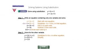 Lesson 7: how to solve basic algebraic equations