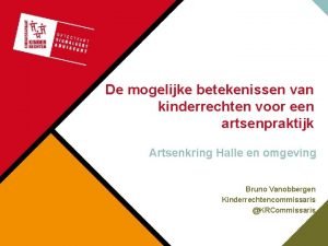 De mogelijke betekenissen van kinderrechten voor een artsenpraktijk