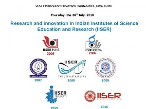 Vice Chancellor Directors Conference New Delhi Thursday the