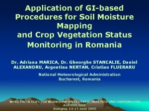 Moisture mapping software