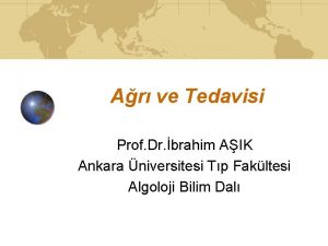 Ar ve Tedavisi Prof Dr brahim AIK Ankara