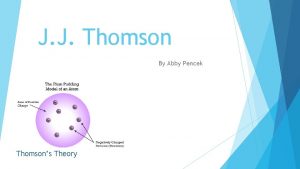 Thomsons theory