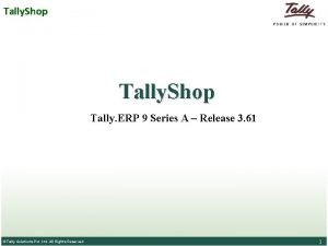 Tallyshop Tallyshop