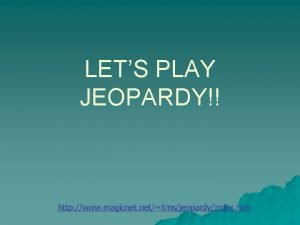 Let's play Let's play