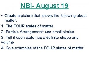 NBI August 19 Create a picture that shows