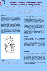 Bilateral skeletonized IMA for Myocardial Revascularization in Elderly