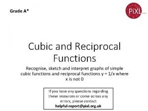 How to draw reciprocal graphs How to draw reciprocal graphs