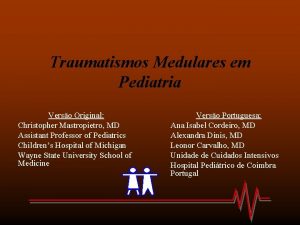 Traumatismos Medulares em Pediatria Verso Original Christopher Mastropietro