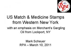 Match and medicine stamps